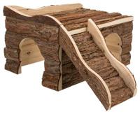 TRIXIE HUIS INEKE 2 UITGANGEN KONIJN SCHORSHOUT 50X38X25 CM - thumbnail