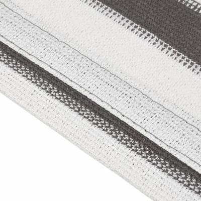 VidaXL Tenttapijt 400x600 cm hdpe antracietkleurig en wit - thumbnail