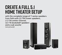 Polk Audio T30 luidspreker 2-weg 100 W Zwart Bedraad - thumbnail