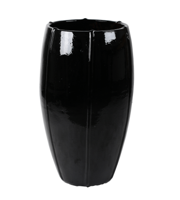 Moda pot high bloempot 43x43x74 cm zwart - thumbnail