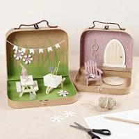 Creativ Company Tuinstoel, h: 9 cm, d: 9 cm, b: 7,5 cm, 1 stuk - thumbnail