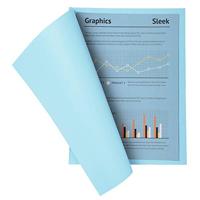 Exacompta dossiermap Super 180, voor ft A4, pak van 100 stuks, lichtblauw - thumbnail