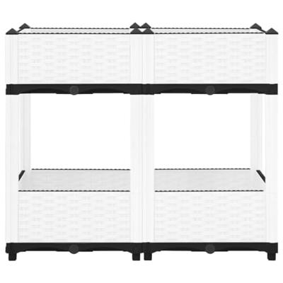 VidaXL Plantenbak verhoogd 80x40x71 cm polypropeen