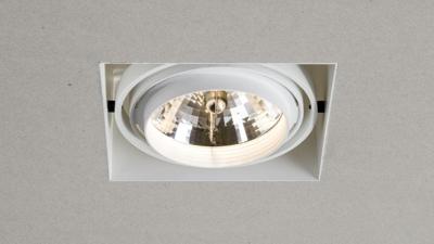 Dekko - Sitto Trimless 1x1 spot Aluminium