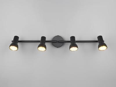 Trio PlafondlampCantar zwart 4-lichts - R81794032