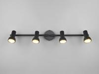 Trio PlafondlampCantar zwart 4-lichts - R81794032 - thumbnail