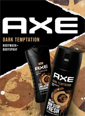 Axe Axe Dark Temptation Giftset Bodywash - 250 ml & Bodyspray - 150 ml