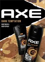 Axe Axe Dark Temptation Giftset Bodywash - 250 ml & Bodyspray - 150 ml - thumbnail