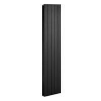 Thermrad AluStyle Plus handdoekradiator / 1826 x 400 / 1511 watt / Aluminium Structuur Zwart antraciet - thumbnail
