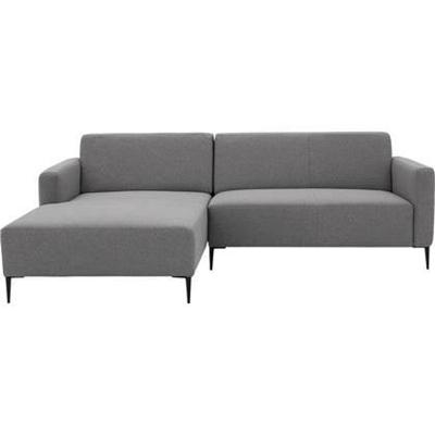 Goossens Bank Key West grijs, stof, 2-zits, modern design