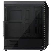 Aerocool shard midi tower behuizing (zwart | 3x usb-a | rgb | window) - thumbnail