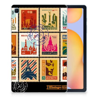 Samsung Galaxy Tab S6 Lite | S6 Lite (2022) | Hip Hoesje | Postzegels