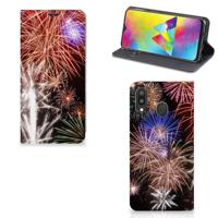 Samsung Galaxy M20 Hippe | Standcase | Vuurwerk - thumbnail