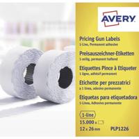Prijsetiket Avery PLP1226 12x26mm 10rol à 1.500 stuks - thumbnail