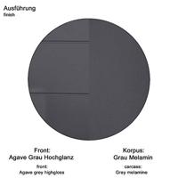 Gemakkelijk verplaatsbare meubels Trendteam Grijs 37 x 31 x 79 cm - thumbnail