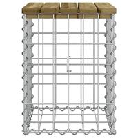 Tuinbank schanskorfontwerp 33x31x42 cm gempregneerd grenenhout - thumbnail