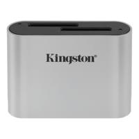 Kingston Technology USB3.2 Gen1 Workflow SDHC/SDXC UHS-II kaartlezer met twee sleuven - thumbnail