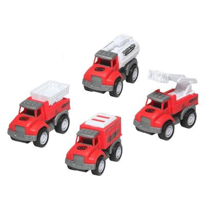 Set minivrachtwagens Rood