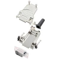 encitech DTZF09-DBP-W-K 6355-8044-01 D-sub male connectorset 180 ° Aantal polen: 9 Soldeerkelk 1 stuk(s) - thumbnail