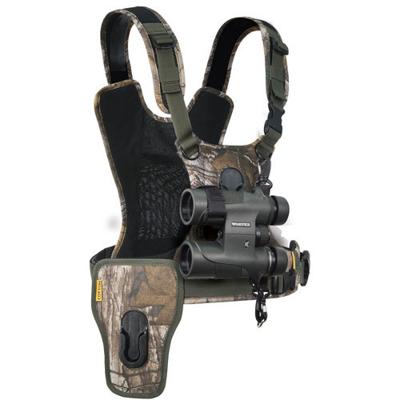 Cotton Carrier Camera Harness voor 1 camera + 1 verrekijker Realtree XTRA Camo