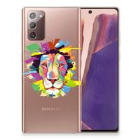 Samsung Note 20 Telefoonhoesje met Naam Lion Color - thumbnail