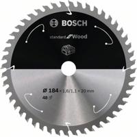 Bosch Accessories Bosch Power Tools 2608837703 Hardmetaal-cirkelzaagblad 184 x 20 mm Aantal tanden: 48 1 stuk(s) - thumbnail