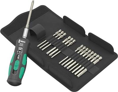 Wera 7515/16 Kraftform Safe-Torque Speed Universal 1 05075851001 Bitset 16-delig Kruiskop Phillips, Torx BO, Torx plus, Inbus Incl. bithouder en Wera 7515/16 Kraftform Safe-Torque Speed Universal 1 05075851001 Bitset 16-delig Kruiskop Phillips, Torx BO, Torx plus, Inbus Incl. bithouder en