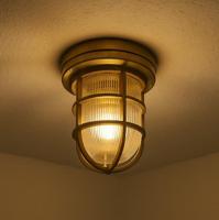 Gibraltar Scheepslamp Brons - thumbnail