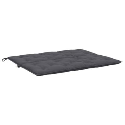 VidaXL Tuinbankkussen 120x(50+50)x7 cm oxford stof antracietkleurig