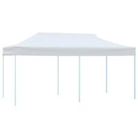 Partytent Easy Up met zijwanden 3x6 m staal wit - thumbnail