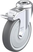 Blickle LKRA-PATH 126KF-FI Zwenkwiel met rem Wieldiameter: 125 mm Draagvermogen (max.): 120 kg 1 stuk(s) - thumbnail