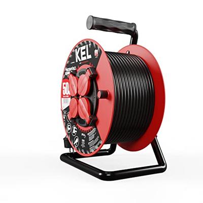 Kel Kabelhaspel H05 3x1,5qmm 50m rood IP44 - 1167284 Kel Kabelhaspel H05 3x1,5qmm 50m rood IP44 - 1167284