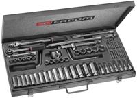 Facom set 3/8&apos; van korte 6-kantdoppen, lange 12-kantdoppen en bits - J.451EP - thumbnail