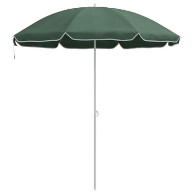 Strandparasol Groen 161 x 193 cm Polyester