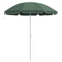 Strandparasol Groen 161 x 193 cm Polyester - thumbnail