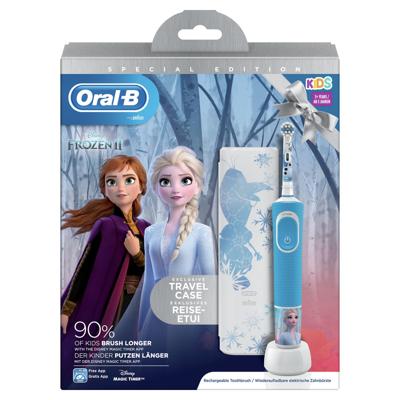 Oral-B Kids Disney Frozen 2 Elektrische Tandenbostel Blauw/Wit Oral-B Kids Disney Frozen 2 Elektrische Tandenbostel Blauw/Wit