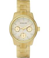 Horlogeband Michael Kors MK5400 Kunststof/Plastic Beige 16mm - thumbnail
