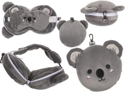 Koala Reiskussen & Oogmasker 2-in-1