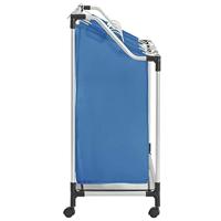 Wassorteerder met 4 zakken staal blauw - thumbnail