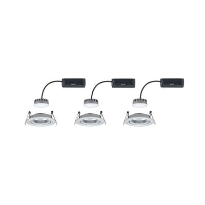 Paulmann 93903 Coin Slim LED-inbouwlamp Set van 3 stuks LED LED vast ingebouwd 18 W Aluminium (geborsteld) Paulmann 93903 Coin Slim LED-inbouwlamp Set van 3 stuks LED LED vast ingebouwd 18 W Aluminium (geborsteld)
