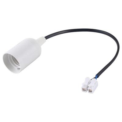 E27 lamp socket Basishouder met elektrische draadkabel kabel lengte: 28cm (wit)