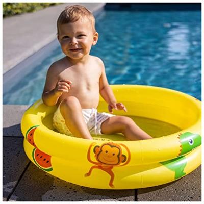 Geel babyzwembad rond
