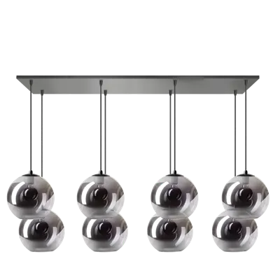 Hanglamp (balk - 2x 4 lichts) Orb