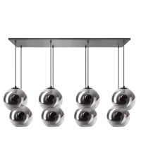 Hanglamp (balk - 2x 4 lichts) Orb - thumbnail