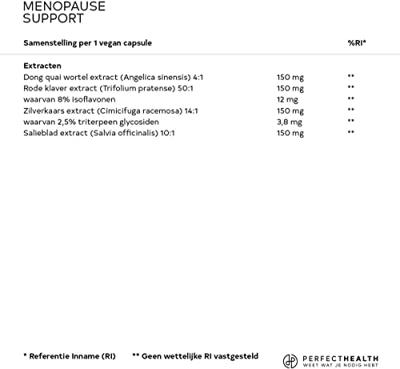 Menopause Support - 30 stuks - maand