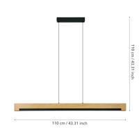 Eglo Led hanglampCamacho hout - 901737 - thumbnail