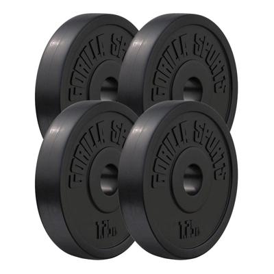 Voordeelbundel 5 kg (4x1.25 kg) Halterschijven Kunststof