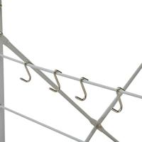 Magnetronkast 60x39,6x79,5 cm spaanplaat wit en eikenkleurig - thumbnail