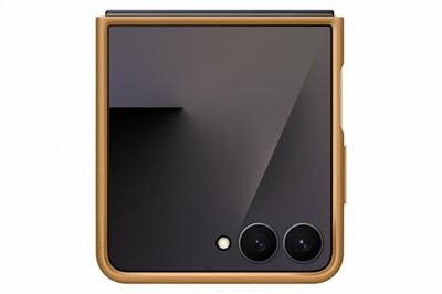 Samsung Kindsuit Case voor Samsung Galaxy Z Flip7 5G Telefoonhoesje Bruin - thumbnail