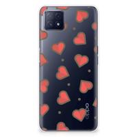 OPPO A53 5G | OPPO A73 5G | TPU bumper | Hearts - thumbnail